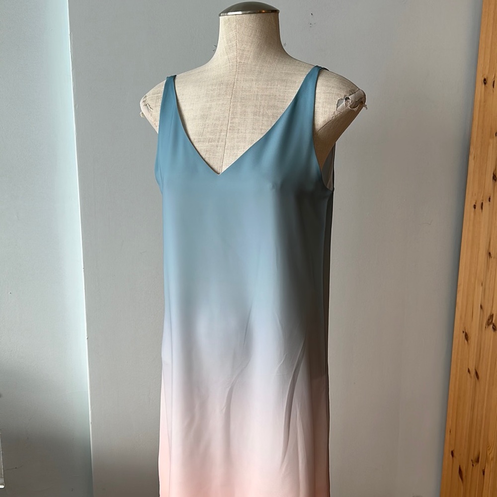 Ombré Halston tank dress